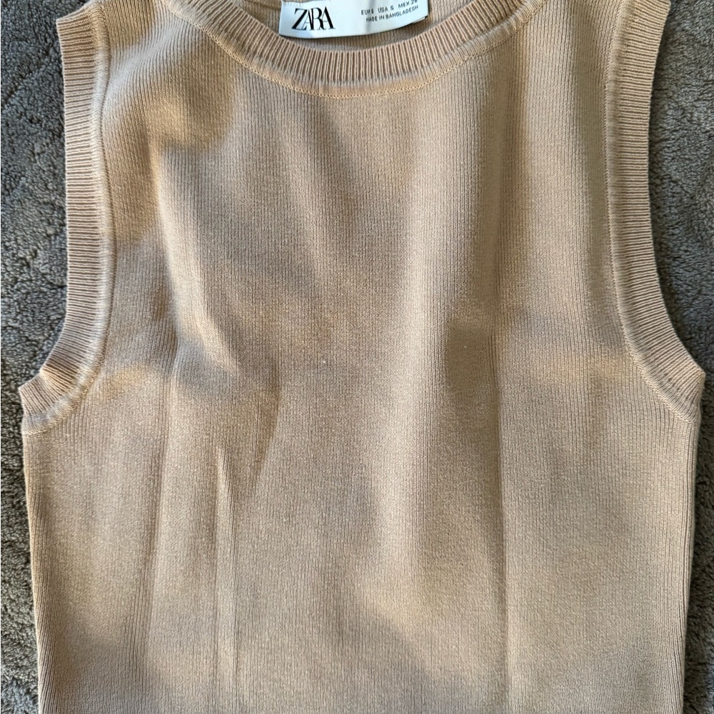 ZARA Sleeveless Knit Tank set of 2